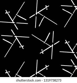 Halftone monochrome texture background. Abstract vintage black and white vector illustration Texture