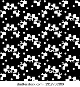 Halftone monochrome texture background. Abstract vintage black and white vector illustration Texture
