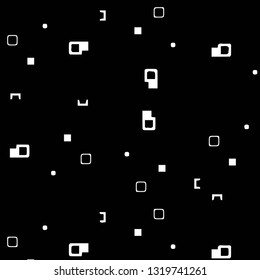 Halftone monochrome texture background. Abstract vintage black and white vector illustration Texture