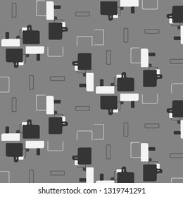 Halftone monochrome texture background. Abstract vintage black and white vector illustration Texture
