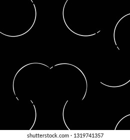 Halftone monochrome texture background. Abstract vintage black and white vector illustration Texture