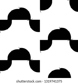 Halftone monochrome texture background. Abstract vintage black and white vector illustration Texture