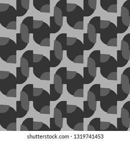 Halftone monochrome texture background. Abstract vintage black and white vector illustration Texture