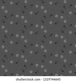 Halftone monochrome texture background. Abstract vintage black and white vector illustration Texture