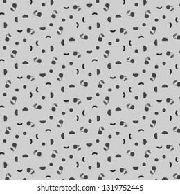 Halftone monochrome texture background. Abstract vintage black and white vector illustration Texture