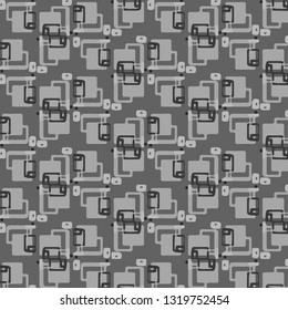Halftone monochrome texture background. Abstract vintage black and white vector illustration Texture