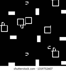 Halftone monochrome texture background. Abstract vintage black and white vector illustration Texture