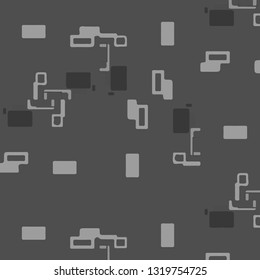Halftone monochrome texture background. Abstract vintage black and white vector illustration Texture