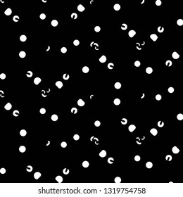 Halftone monochrome texture background. Abstract vintage black and white vector illustration Texture