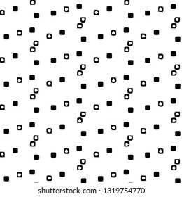 Halftone monochrome texture background. Abstract vintage black and white vector illustration Texture
