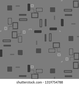 Halftone monochrome texture background. Abstract vintage black and white vector illustration Texture
