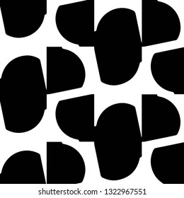 Halftone monochrome texture background. Abstract vintage black and white vector illustration Texture