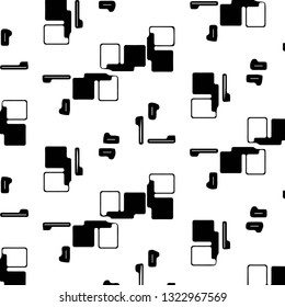 Halftone monochrome texture background. Abstract vintage black and white vector illustration Texture
