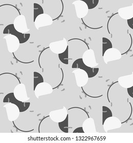 Halftone monochrome texture background. Abstract vintage black and white vector illustration Texture
