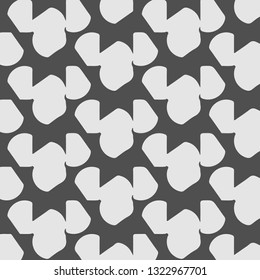 Halftone monochrome texture background. Abstract vintage black and white vector illustration Texture