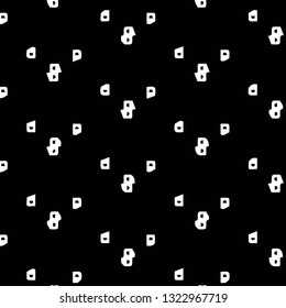 Halftone monochrome texture background. Abstract vintage black and white vector illustration Texture