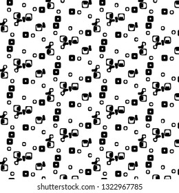 Halftone monochrome texture background. Abstract vintage black and white vector illustration Texture