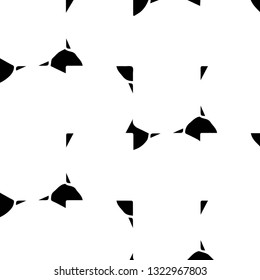 Halftone monochrome texture background. Abstract vintage black and white vector illustration Texture