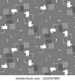 Halftone monochrome texture background. Abstract vintage black and white vector illustration Texture