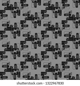 Halftone monochrome texture background. Abstract vintage black and white vector illustration Texture
