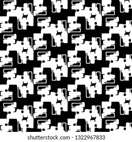 Halftone monochrome texture background. Abstract vintage black and white vector illustration Texture