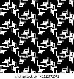 Halftone monochrome texture background. Abstract vintage black and white vector illustration Texture