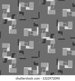 Halftone monochrome texture background. Abstract vintage black and white vector illustration Texture