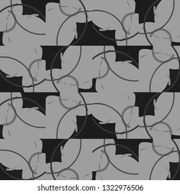 Halftone monochrome texture background. Abstract vintage black and white vector illustration Texture