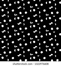Halftone monochrome texture background. Abstract vintage black and white vector illustration Texture