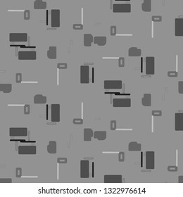 Halftone monochrome texture background. Abstract vintage black and white vector illustration Texture