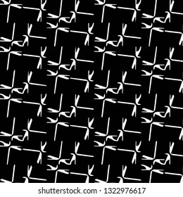 Halftone monochrome texture background. Abstract vintage black and white vector illustration Texture