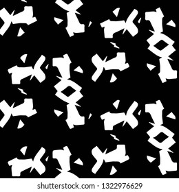 Halftone monochrome texture background. Abstract vintage black and white vector illustration Texture