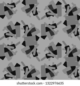 Halftone monochrome texture background. Abstract vintage black and white vector illustration Texture