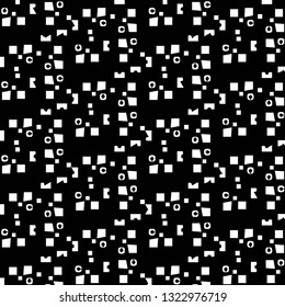 Halftone monochrome texture background. Abstract vintage black and white vector illustration Texture