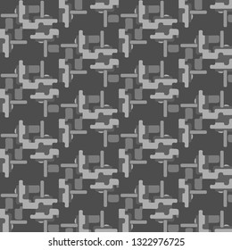 Halftone monochrome texture background. Abstract vintage black and white vector illustration Texture