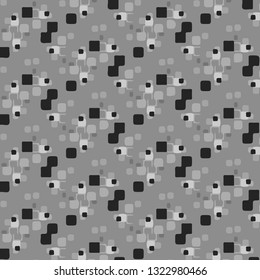 Halftone monochrome texture background. Abstract vintage black and white vector illustration Texture