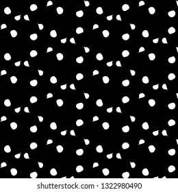 Halftone monochrome texture background. Abstract vintage black and white vector illustration Texture