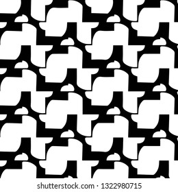 Halftone monochrome texture background. Abstract vintage black and white vector illustration Texture
