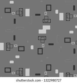Halftone monochrome texture background. Abstract vintage black and white vector illustration Texture