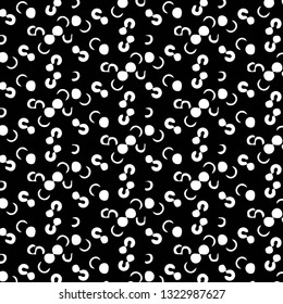 Halftone monochrome texture background. Abstract vintage black and white vector illustration Texture