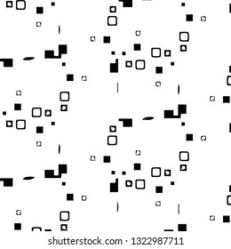 Halftone monochrome texture background. Abstract vintage black and white vector illustration Texture