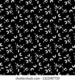 Halftone monochrome texture background. Abstract vintage black and white vector illustration Texture