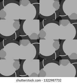 Halftone monochrome texture background. Abstract vintage black and white vector illustration Texture