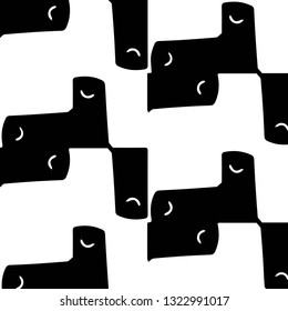 Halftone monochrome texture background. Abstract vintage black and white vector illustration Texture