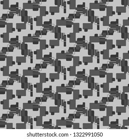 Halftone monochrome texture background. Abstract vintage black and white vector illustration Texture