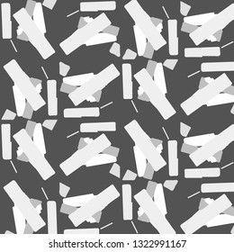 Halftone monochrome texture background. Abstract vintage black and white vector illustration Texture