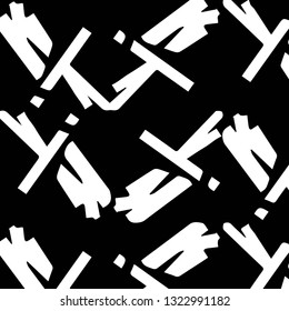 Halftone monochrome texture background. Abstract vintage black and white vector illustration Texture