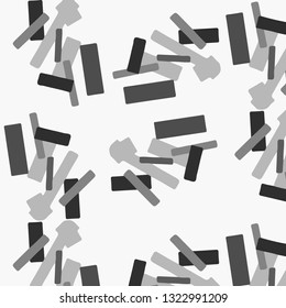 Halftone monochrome texture background. Abstract vintage black and white vector illustration Texture