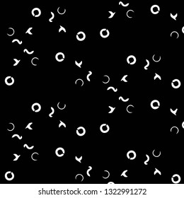 Halftone monochrome texture background. Abstract vintage black and white vector illustration Texture