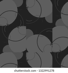 Halftone monochrome texture background. Abstract vintage black and white vector illustration Texture